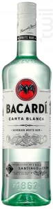 Rhum Bacardi Carta Blanca Bacardi Rhum Porto Rico Rhum Blanc 37.5%