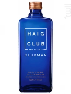 Clubman Haig Club Whisky Écosse Single Grain Whisky 40%