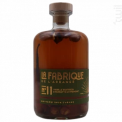 N°11 Vanille Bourbon & Noisette Du Piemont La Fabrique De L'arrangé Rhum Rhum Arrangé