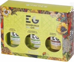 Edinburgh Gin 5Cl Trio Pack Edinburgh Gin Gin Gin Aromatisé 40%