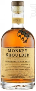 Whisky Monkey Shoulder Scotch Monkey Shoulder Whisky Écosse Blended Malt 40%