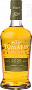 12 Ans Sauternes Tomatin Whisky Écosse Single Malt Whisky 46%