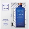 Clubman + 1 Verre Haig Club Whisky Écosse Single Grain Whisky 40%
