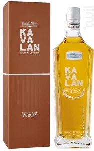 Classic Single Malt Kavalan Whisky Taïwan Single Malt Whisky 40%