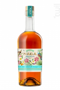 Malacca Naga Rhum Inde Rhum Ambré 40%