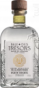 "plein Soleil" Baie Des Trésors Rhum Rhum Blanc 54%
