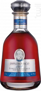 Single Vintage Diplomático Rhum Venezuela Rhum Vieux 43%