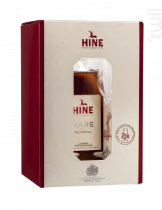 Hine Rare The Original Coffret 2 Verres Hine Brandy Cognac 40% 1 Hine Rare The Original Coffret 2 Verres Hine Brandy Cognac 40%