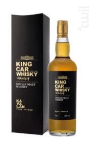 Whisky Kavalan King Car Kavalan Whisky Taïwan Single Malt Whisky 46%