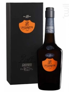 Calvados Lecompte Pays D'auge - 18 Ans Calvados Lecompte Eau De Vie France Calvados 40%