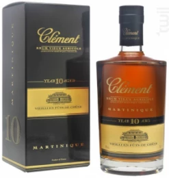 Rhum Clément Très Vieux 10 Ans Rhum Clément Rhum France Rhum Vieux 42%