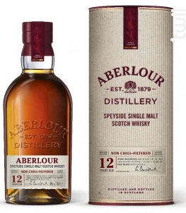 Whisky Aberlour 12 Ans Non Chill Filtered - Canister Aberlour Distillery Whisky Écosse Single Malt Whisky 48% 1 Whisky Aberlour 12 Ans Non Chill Filtered - Canister Aberlour Distillery Whisky Écosse Single Malt Whisky 48%