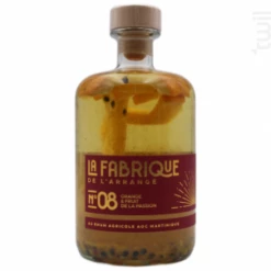 N°08 Orange & Fruit De La Passion - 70Cl La Fabrique De L'arrangé Rhum Rhum Arrangé
