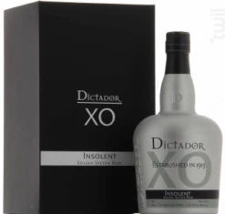 Rum Dictador Xo Insolent Dictador Rhum Colombie Rhum Vieux 40%