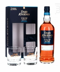 Trois Rivières Vsop Coffret + 2 Verres Rhum Trois Rivières Rhum France Rhum Vieux 1 Trois Rivières Vsop Coffret + 2 Verres Rhum Trois Rivières Rhum France Rhum Vieux
